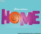 Логотип на английском языке фильма Home, Дом